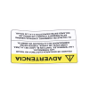 etiqueta de videovigilancia en vinil adhesivo mate / paquete con 10