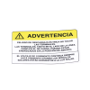 etiqueta de videovigilancia en vinil adhesivo mate / paquete con 10