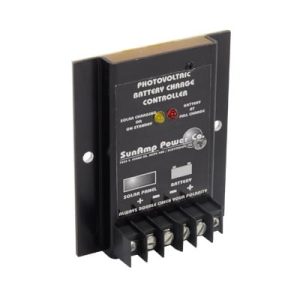 controlador 24 v, 16 amp para baterías de ciclo profundo.