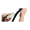 espira para arnés dividido pan wrap™, color natural, diámetro nominal 0.5, paquete de 1 rollo de 61 metros.