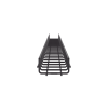 charola wire basket de 12 in (304 mm) de ancho, 2 in (50 mm) de alto, 3 m de largo, hasta 209 cables cat6, color negro