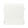 gabinete panzone premium, de montaje en techo, con 2 ur para equipo activo y 6 ur para paneles de parcheo, fabricado en acero, color blanco