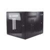 gabinete panzone de montaje en pared, de 19in, puerta con ventana de seguridad, 12 ur, 762mm de profundidad, color negro