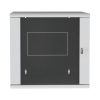gabinete panzone de montaje en pared, de 19in, puerta con ventana de seguridad, 12 ur, 762mm de profundidad, color blanco
