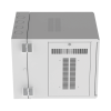 gabinete panzone de montaje en pared, de 19in, puerta con ventana de seguridad, 12 ur, 762mm de profundidad, color blanco