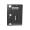 gabinete panzone de montaje en pared, de 19in, puerta ventilada, 18 ur, 635mm de profundidad, color negro