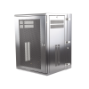 gabinete panzone de montaje en pared, de 19in, puerta ventilada, 18 ur, 635mm de profundidad, color negro