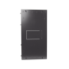 gabinete panzone de montaje en pared, de 19in, puerta con ventana de seguridad, 26 ur, 635mm de profundidad, color negro