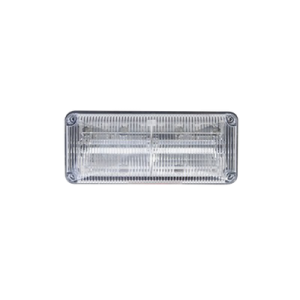 luces perimetrales de emergencia quadraflare® lente color claro, led color rojo