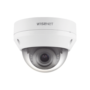 cámara ip tipo domo antivandálico 2 megapíxel / lente motorizado 3.2 10mm / ir 30m / wdr 120db / exterior ip66 / h.265 & wisestream