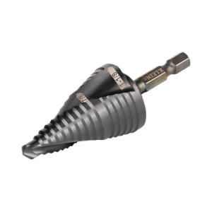 broca escalonada 12 en 1, de liberación rápida, acanaladura en espiral, produce agujeros de 2 3 cm e intermedios. 10x más durable