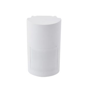 detector de movimiento pasivo / inalambrico (alimentación) / altura de montaje 0.8m a 2.7 m ajustable / 100% exterior / compatible con cualquier panel de alarma