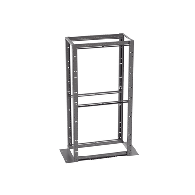 rack de cuatro postes estándar de 19", rieles con orificio para tuerca enjaulada, profundidad máxima de 41.5 in, 45 unidades de rack, color negro rack de cuatro postes estándar de 19", rieles con orificio para tuerca enjaulada, profundidad máxima de 41.5 in, 45 unidades de rack, color negro