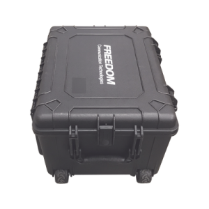 maleta de transporte con esponja amoldada a monitores r8000 /r8100.
