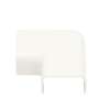 conexión en ángulo recto "l", para uso con canaleta ld10, material abs, color blanco mate