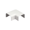 conexión en ángulo recto "l", para uso con canaleta ld10, material abs, color blanco mate