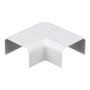 conexión en ángulo recto "l", para uso con canaleta ld10, material abs, color blanco