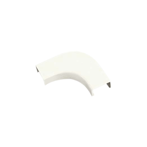curva de radio controlado, para uso con canaleta ld5, material abs, colo blanco mate