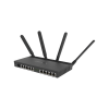 router con wi fi 4x4 mu mimo, hasta 2 watts de potencia, antenas de 3 dbi, 10 puertos gigabit, 1 puerto sfp+