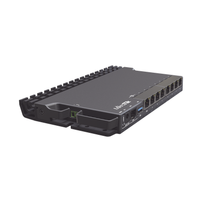 (rb5009ug+s+in) routerboard, cpu 4 núcleos, 8 puertos gigabit, 1 sfp+, solo routeros v7 (rb5009ug+s+in) routerboard, cpu 4 núcleos, 8 puertos gigabit, 1 sfp+, solo routeros v7