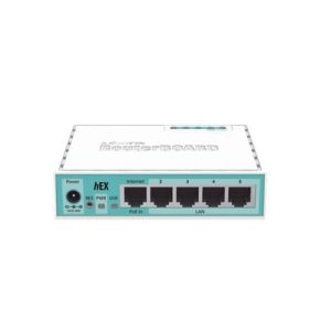 (hex) routerboard, 5 puertos gigabit ethernet, versión 2