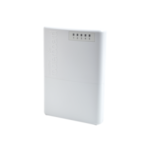 (powerbox) routerboard, 5 puertos fast ethernet con poe pasivo, para exterior