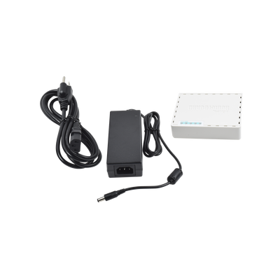 (hex poe lite) routerboard, 5 puertos fast ethernet, 4 con poe pasivo, 1 puerto usb (hex poe lite) routerboard, 5 puertos fast ethernet, 4 con poe pasivo, 1 puerto usb