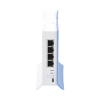 (hap lite tc) 4 puertos fast ethernet, wi fi 2.4 ghz 802.11 b/g/n y base tipo torre