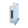 (hap lite tc) 4 puertos fast ethernet, wi fi 2.4 ghz 802.11 b/g/n y base tipo torre