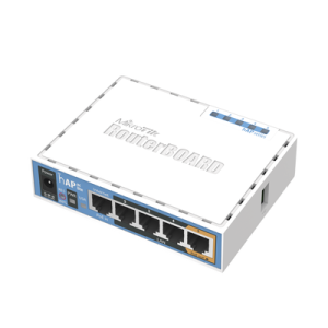 (hap ac lite) 5 puertos fast ethernet, wifi doble banda 802.11ac