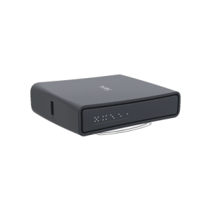 (hap ac lite tower) 5 puertos fast ethernet, wifi doble banda 802.11ac, base tipo torre