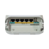 (omnitik 5 poe) punto de acceso omnidireccional en 5ghz 802.11 a/n, antenas integradas de 7.5 dbi , incluye 5 puertos fast ethernet, 4 puertos con salida poe
