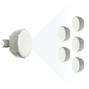 (sxt sixpack) enlace completo punto multipunto en 5 ghz (4920 5920 mhz), cuenta con 1 punto de acceso de 90° y 5 cpe de hasta 1260 mw