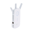 repetidor / extensor de cobertura wifi ac, 1750 mbps, doble banda 2.4 ghz y 5 ghz, con 1 puerto 10/100/1000 mbps, 3 antenas externas
