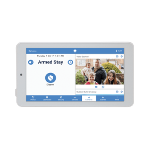 alula touchpad slimline para panel alula / pantalla 7'' android / control local de seguridad / montaje en pared y escritorio / wi fi cifrada / batería de respaldo
