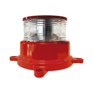 baliza led redstar intensidad media para obstáculos / 2000cd rojo + 246mw/sr ir / 360° horizontal + 3° vertical / alimentación ac dc 120 240v / protección ieee c62.41 / sincronización gps / adsl integrado / ir infrarroj
