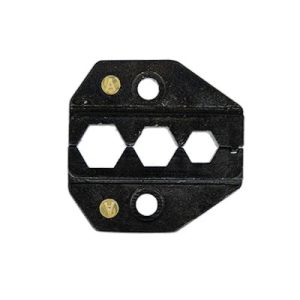 mordaza para plegar conectores de anillo en rg 59/u, rg 6/u y tipo f (catv) en tamaños de 0.255", 0.324" y 0.305".