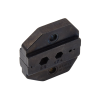 mordaza para plegar conectores de anillo en rg 58/u, rg 174/u y rg 316/u en tamaños de 0.213", 0.178", 0.068" y 0.042".