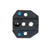 mordaza para plegar conectores de anillo en rg 58/u, rg 174/u y rg 316/u en tamaños de 0.213", 0.178", 0.068" y 0.042".