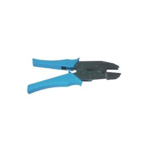 pinzas individuales para plegar conectores de anillo. requiere juego de mordarzas de acuerdo al diámetro del cable y tipo de conector.