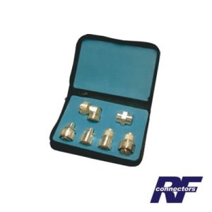 kit completo de 6 adaptadores 7 16 din.