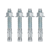 kit de anclaje a piso, para rack de 2 o 4 postes, fabricado en acero, 4 piezas