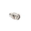 conector bnc macho de rosca para cable lp 142, rg 58/u, rg 142/u, níquel, oro, delrin. .