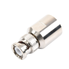 conector bnc macho de rosca para cables con conductor central de awg 11 ó 13 tipo rg 8/u (8237), rg 213/u (8267), rg 214 (8268).