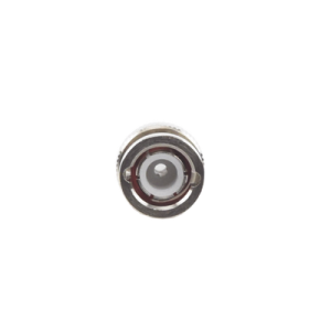 conector bnc macho de anillo plegable para cable lp 195, lp 142, lmr 195, rg 58/u, rg 142/u, níquel/ oro/ delrin.