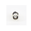conector bnc hembra a 50 ohm, montaje frontal en d plano, anillo plegable para cables rg 174/u y rg 316/u, niquel/ oro/ teflón.