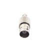 conector bnc hembra de anillo para cables rg 8/x, lmr 240, 9258, níquel/ oro/ delrin.