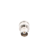 adaptador en línea de conector bnc hembra a sma hembra / radios portátil kenwood, uniden, níquel/ oro/ teflón.