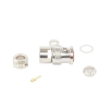conector bnc macho de rosca para ensamblar en cable rg 59/u, níquel/ oro/ teflón.