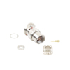 conector bnc macho de rosca para ensamblar en cable rg 59/u, níquel/ oro/ teflón.